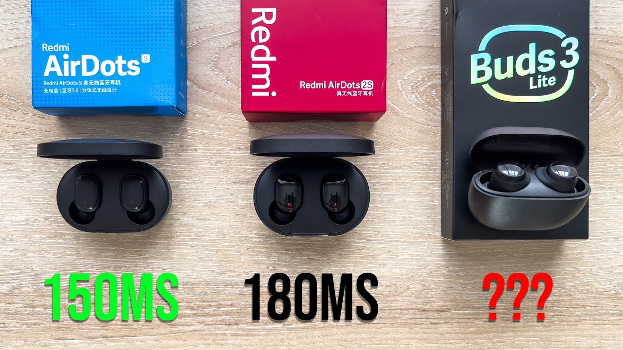 The LOWEST Latency TWS under $20 - AirDots S/2S/3 Lite Full Comparison