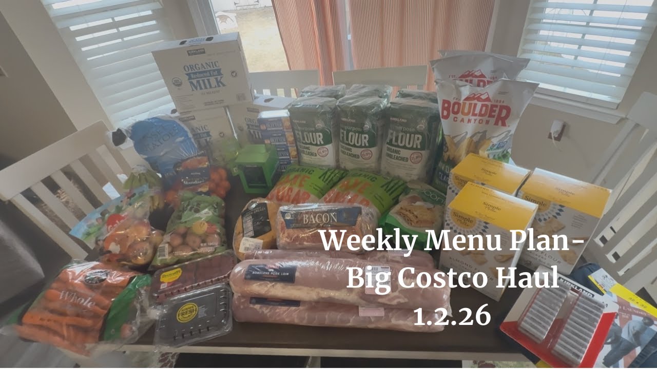 План меню на неделю и большие покупки в Costco! Буду ли я в этом году участвовать в 