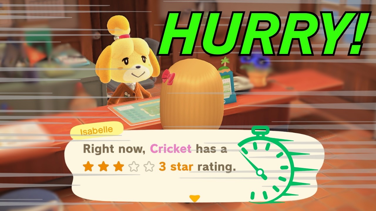 RUSHING to a 3-Star Island Rating!