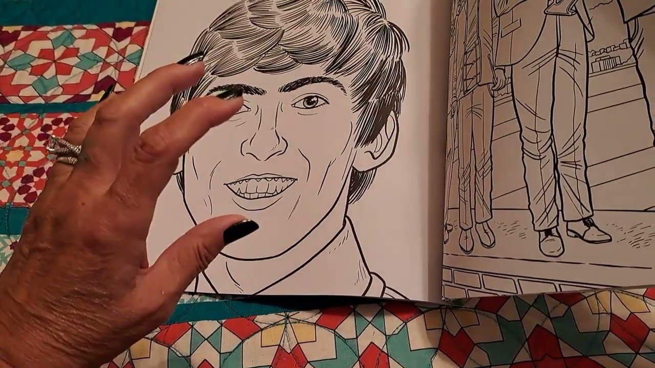 The Beatles Coloring Book- flip thru