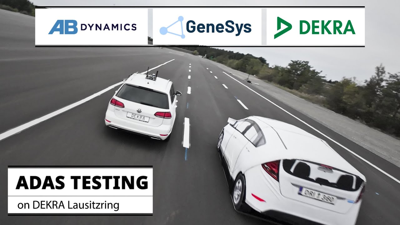 AB Dynamics, GeneSys Elektronik, DEKRA teamed up for ADAS testing, showing turnkey solutions