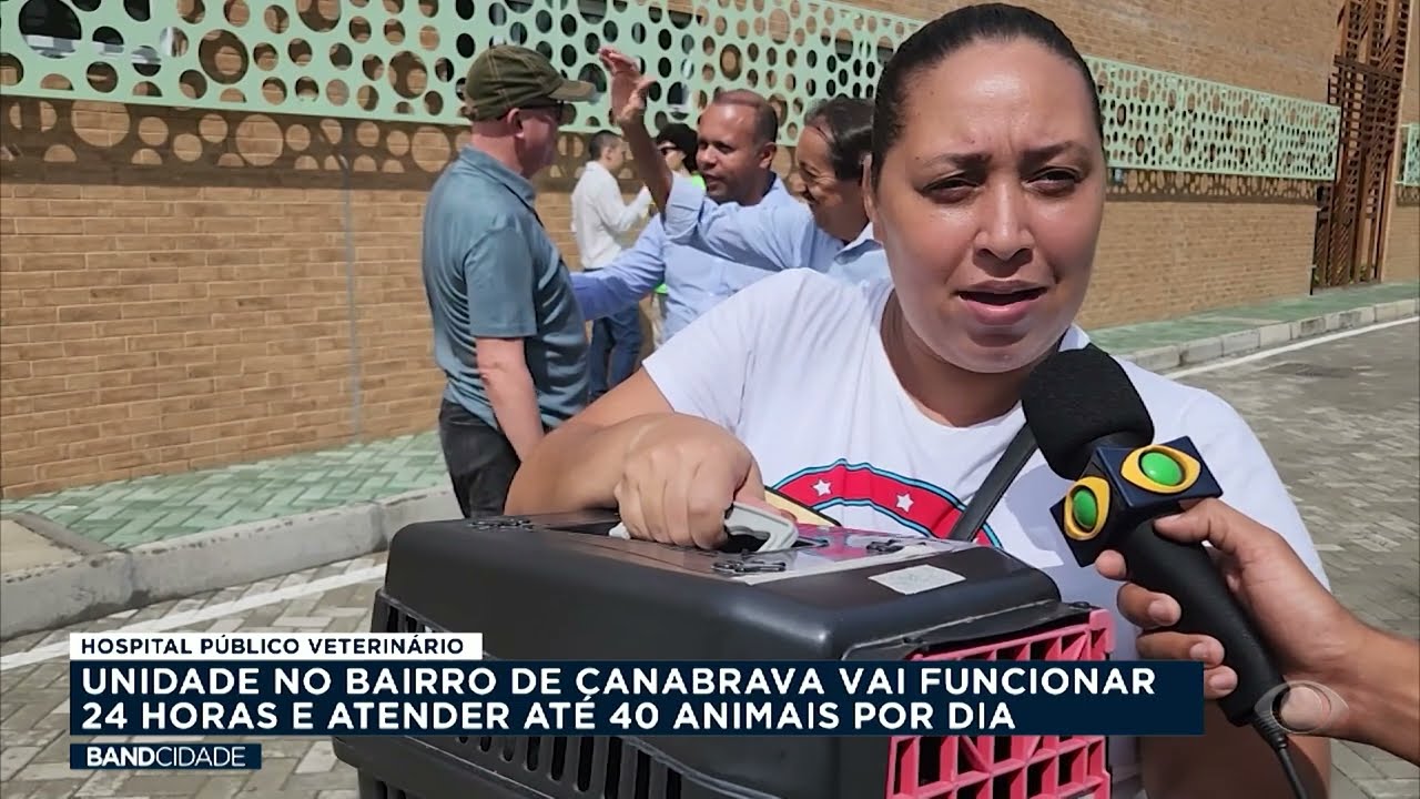 Primeiro hospital público veterinário da Bahia é inaugurado - Band Cidade