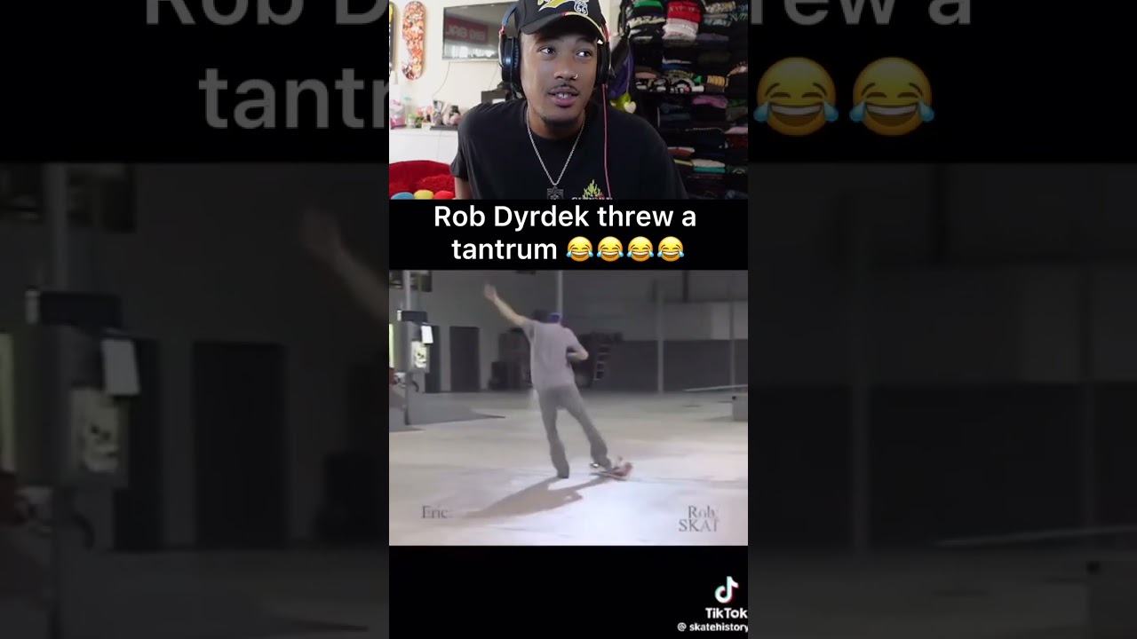 Роб Дирдек закатил истерику 😂