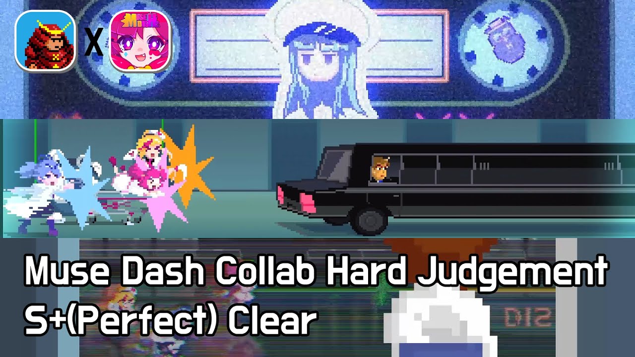 [Rhythm Doctor x Muse Dash]뮤즈대쉬 콜라보 모든 스테이지 어려움판정 S+ 모음집