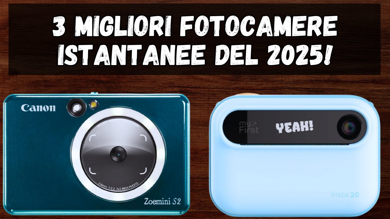 🟩 TOP 3 MIGLIORI FOTOCAMERE ISTANTANEE DEL 2025!!! (MIGLIORI PREZZI!!!)