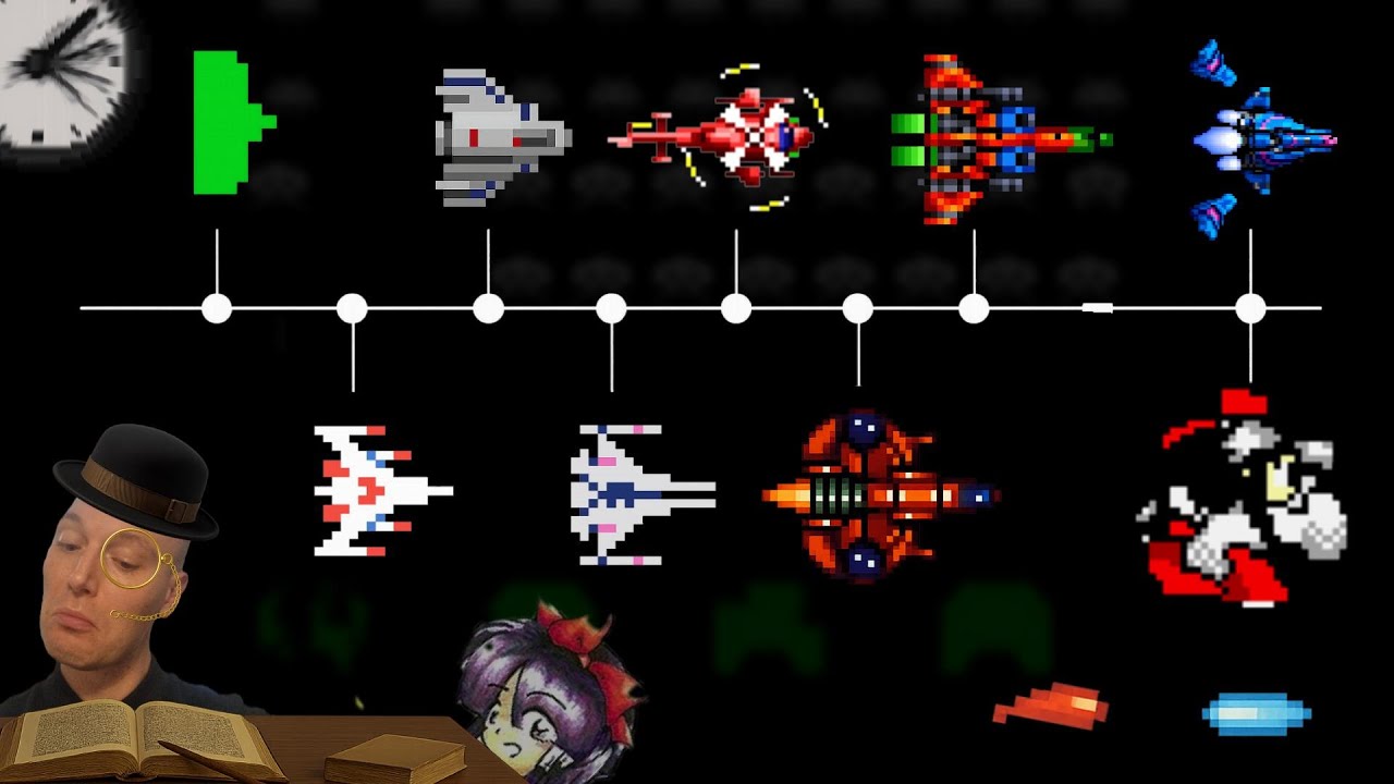 The history of bullet hell games