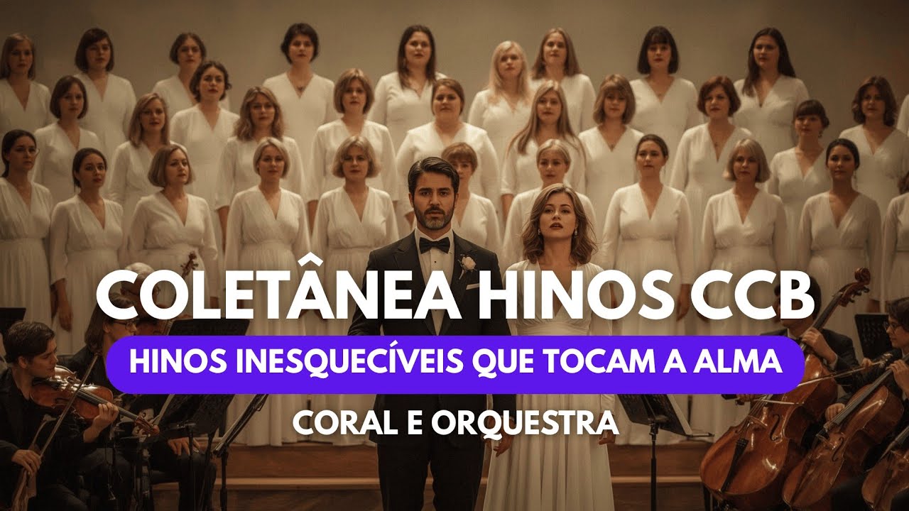 COLETÂNEA 2025 - HINOS CCB DE COMUNHÃO | Cantado Coral e Orquestra Hinário 5 