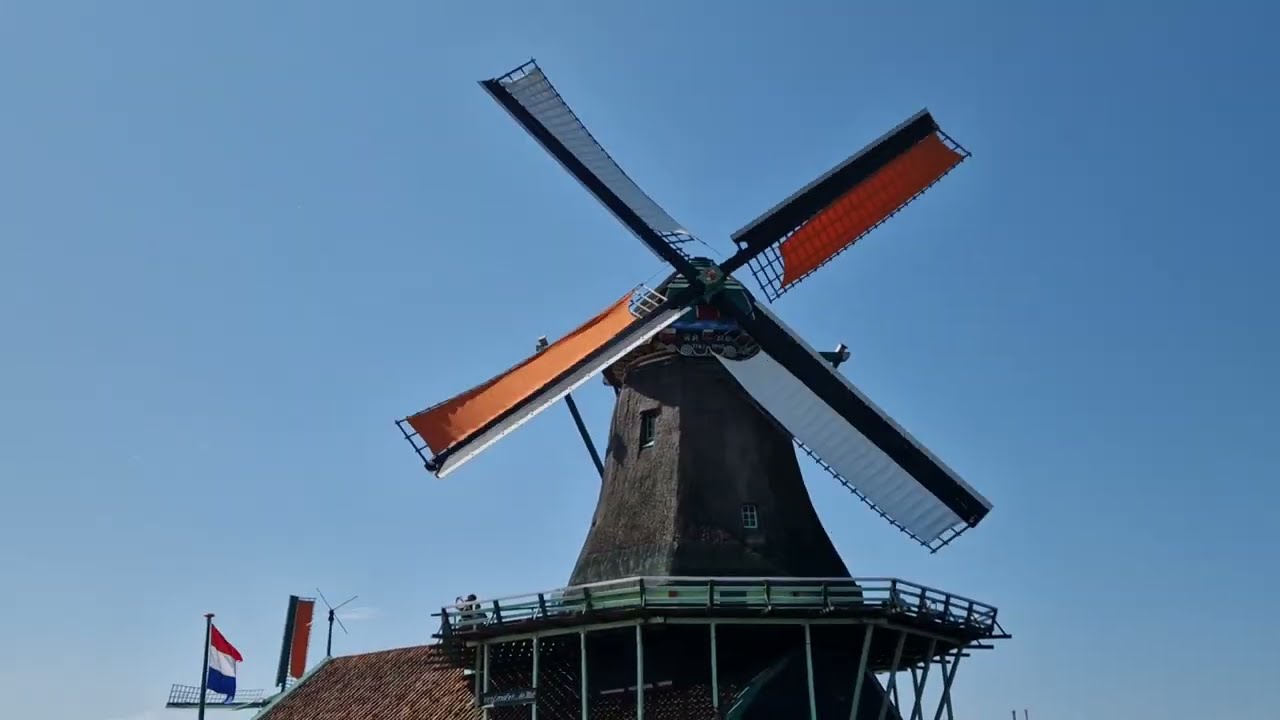 LES MOULINS DE HOLLANDE ! ZAANS SCHANS...PAYS-BAS...