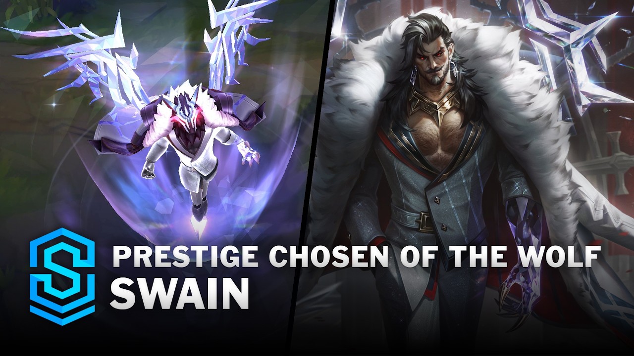 Prestige Chosen of the Wolf Swain Skin Spotlight - Pre-Release - PBE Preview - League of Legends