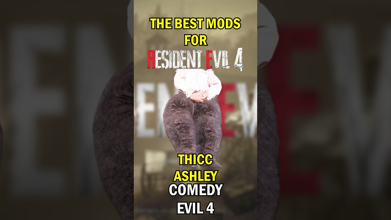 Resident Evil 4 Remake but mods Ashley is Thick