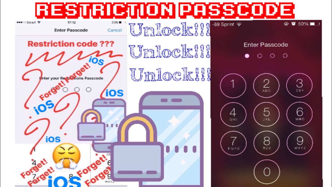 How to recover restriction passcode iOS | iOS passcode??? | iOS restriction code forgotten!