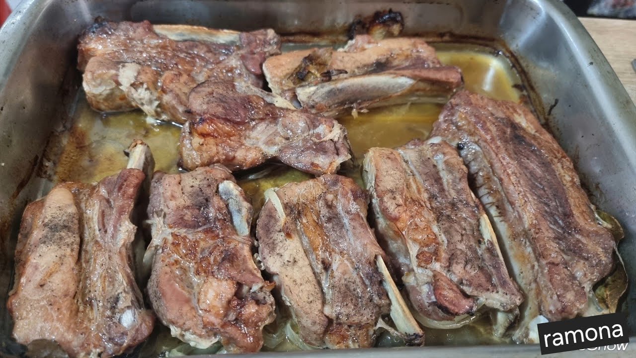 Costita de porc la tava. @ramonaluca1985 