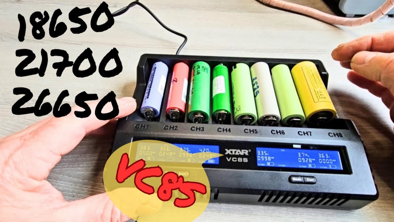 TESTER des cellules lithium avec le XTAR VC8S
