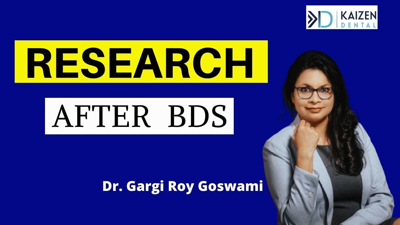 Research After BDS | Dental Genetics | Dr Gargi Roy Goswami