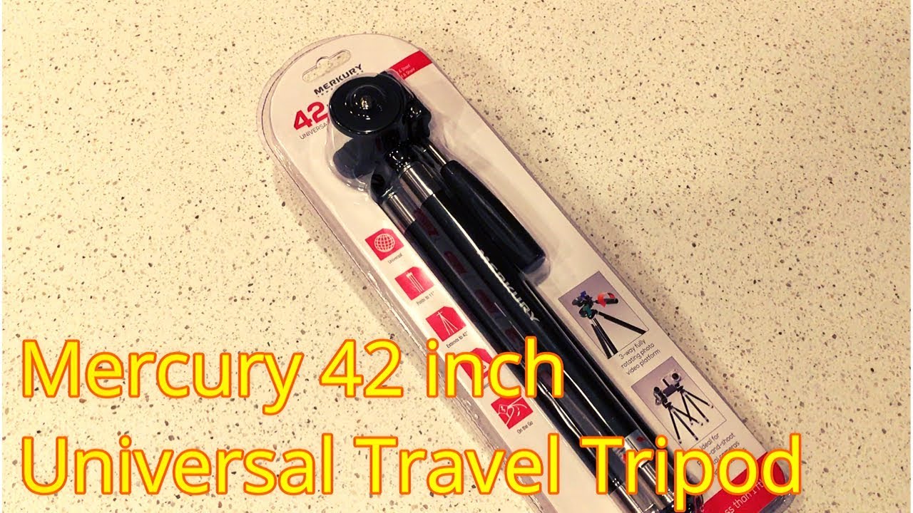 Mercury Universal Travel Tripod Unboxing