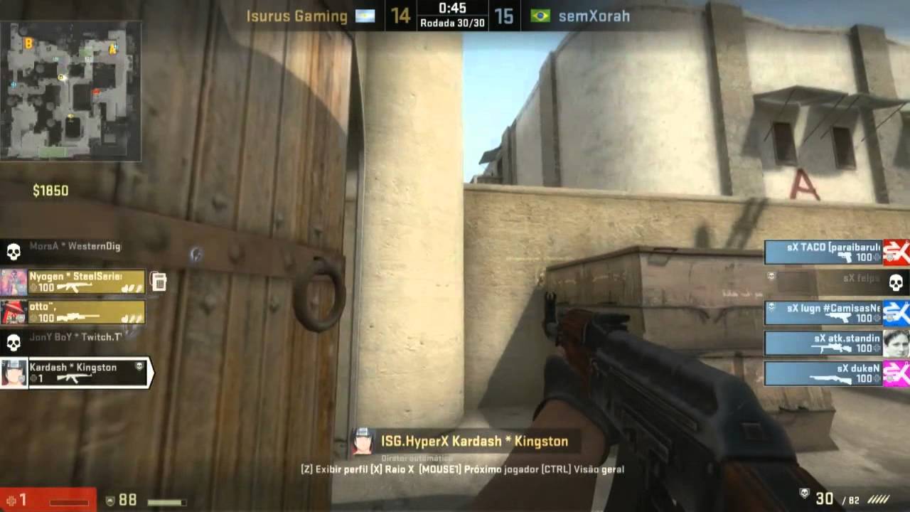 gORDOx narra Kardash Salva a Argentina com 1 de HP no CSGO #BGL24