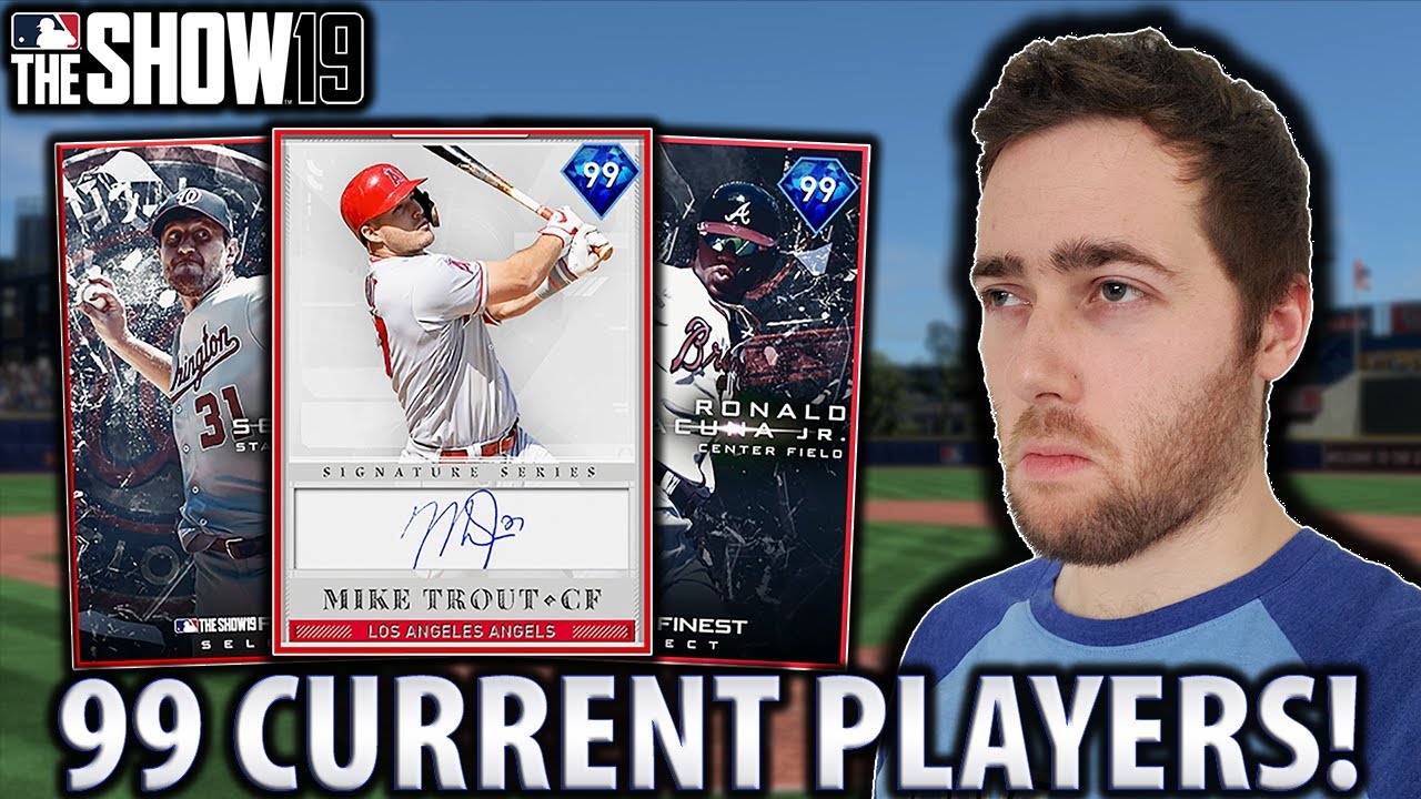 99 OVERALL CURRENT PLAYERS....MLB THE SHOW 19 DIAMOND DYNASTY