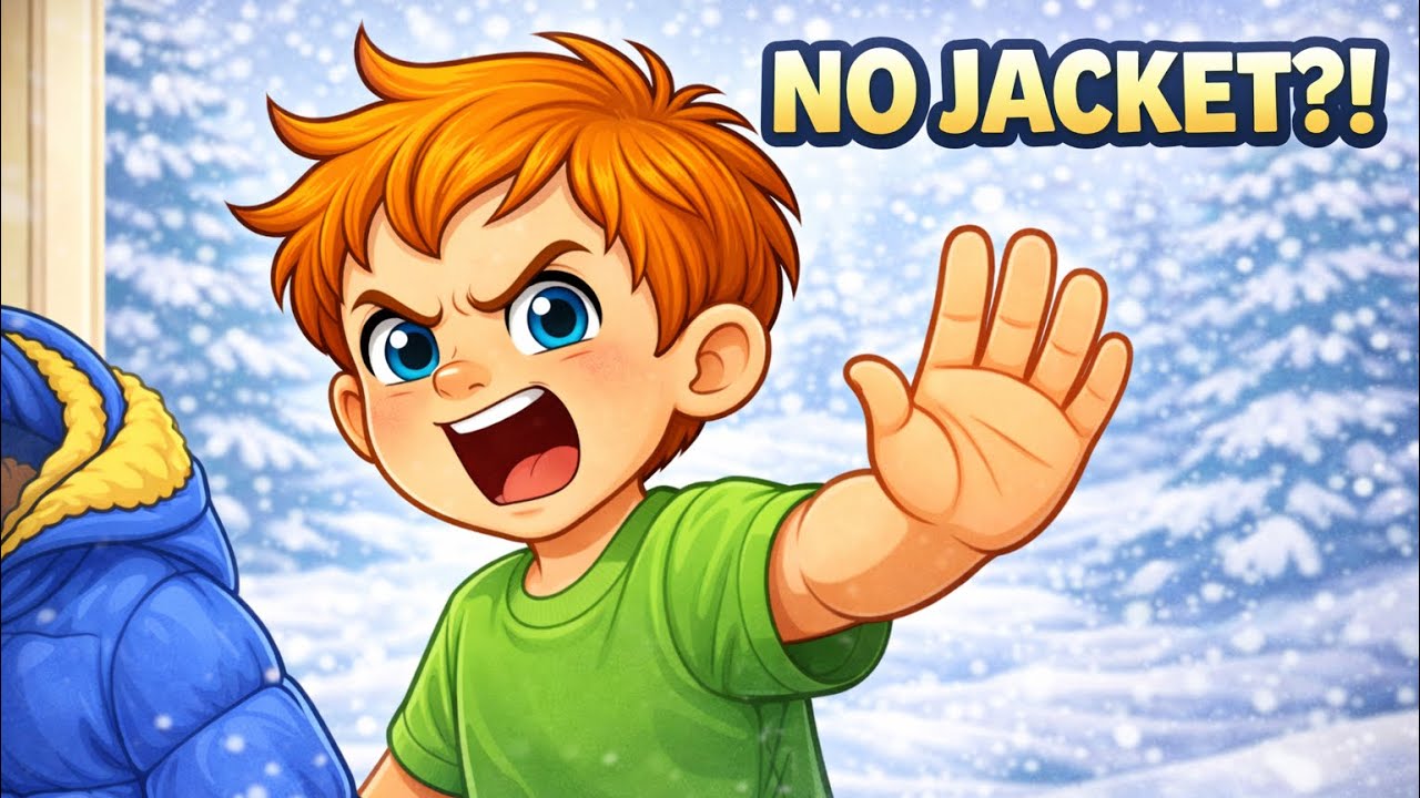 NO JACKET?! ❄️😤 The Morning Meltdown… Then This Happened 👀