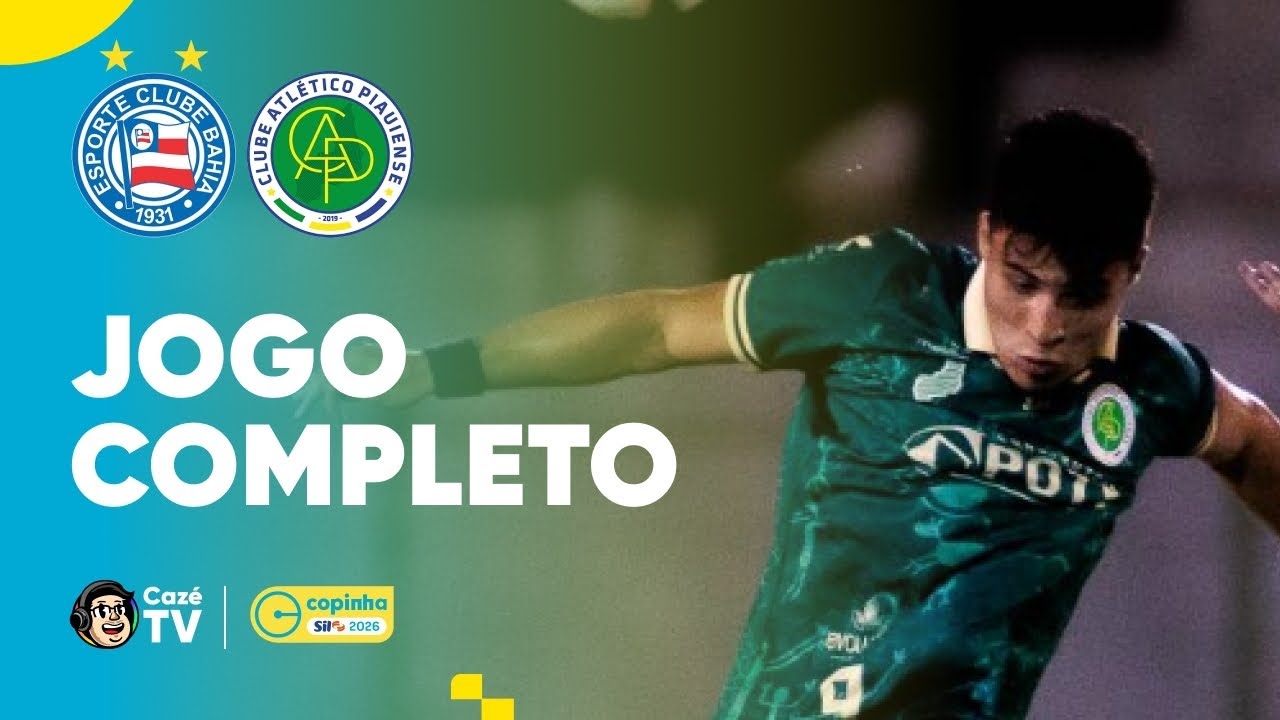 JOGO COMPLETO: BAHIA X ATLÉTICO PIAUIENSE | COPINHA 2026 | SEGUNDA FASE