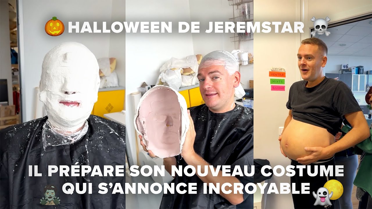 JEREMSTAR PRÉPARE SON NOUVEAU COSTUME D'HALLOWEEN, IL S'ANNONCE INCROYABLE !