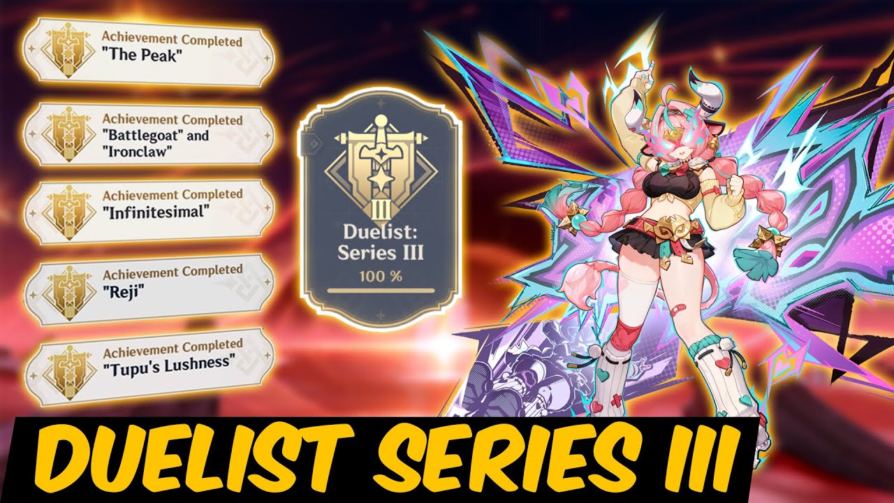 Duelist Series 3 Achievements Full 100% Guide All Local Legend Locations in 5.5 Natlan Genshin