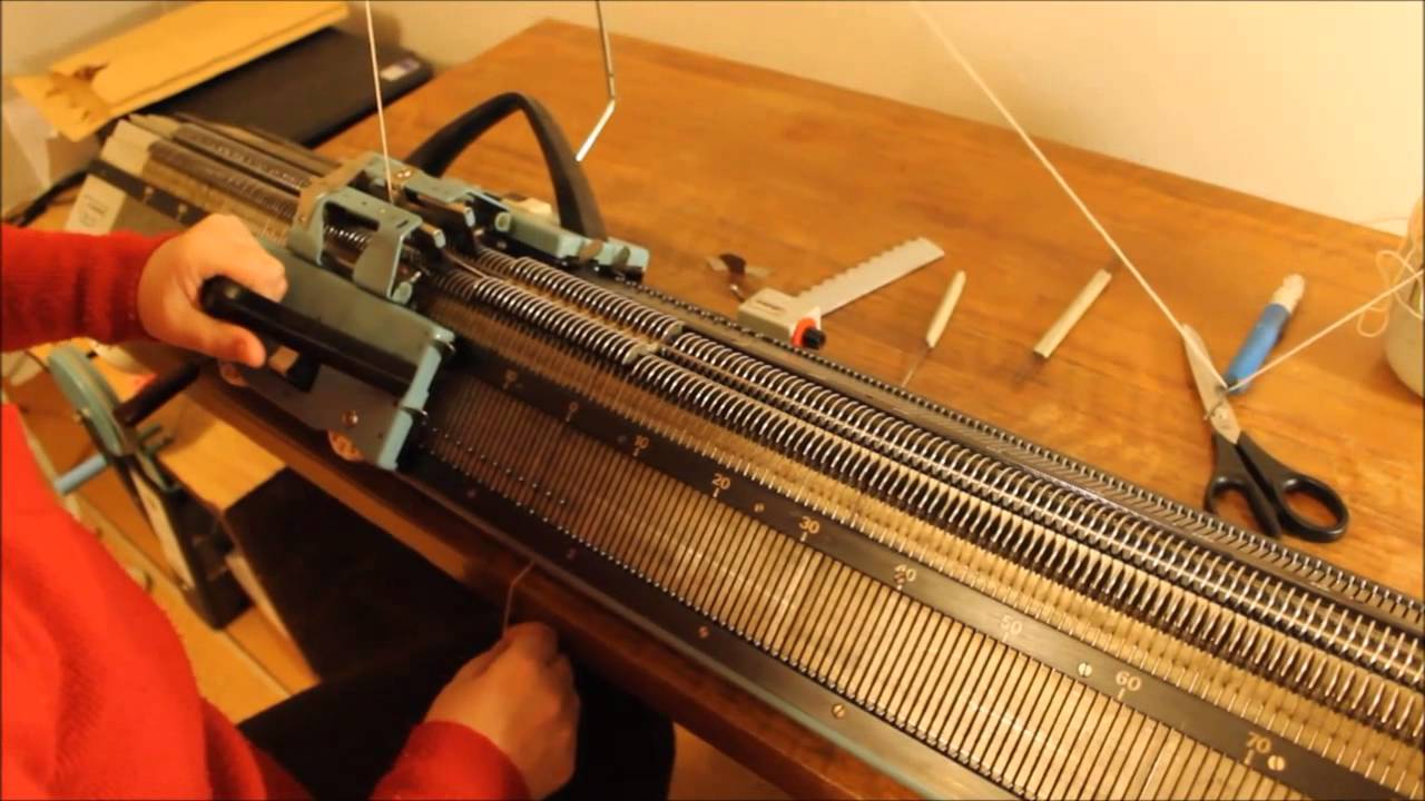 Úchytový (šálový) vzor na dvojlôžkovom stroji Dopleta