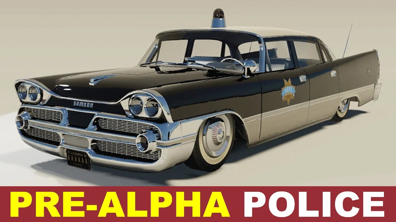 Mafia 3 Pre-Alpha 2013 - Cut Police Car (Samson Protector)