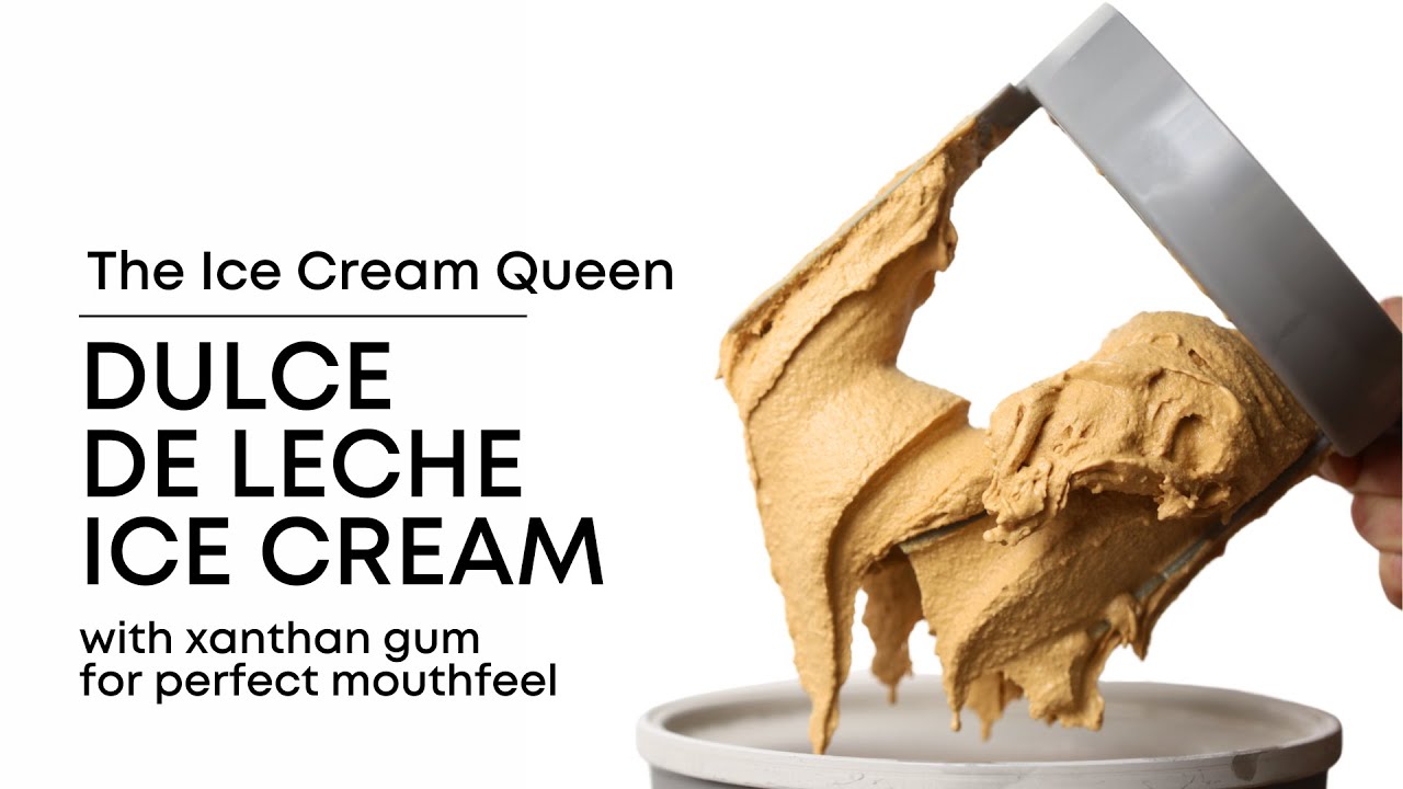 Dulce de Leche Ice Cream | baked in a Dutch oven! Full Dulce de Leche flavour, perfect mouthfeel!