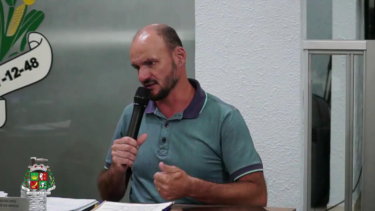 4ª Reunião Ordinária da 2ª Sessão. 20ª Legislatura da  Câmara Municipal de Carmópolis de Minas