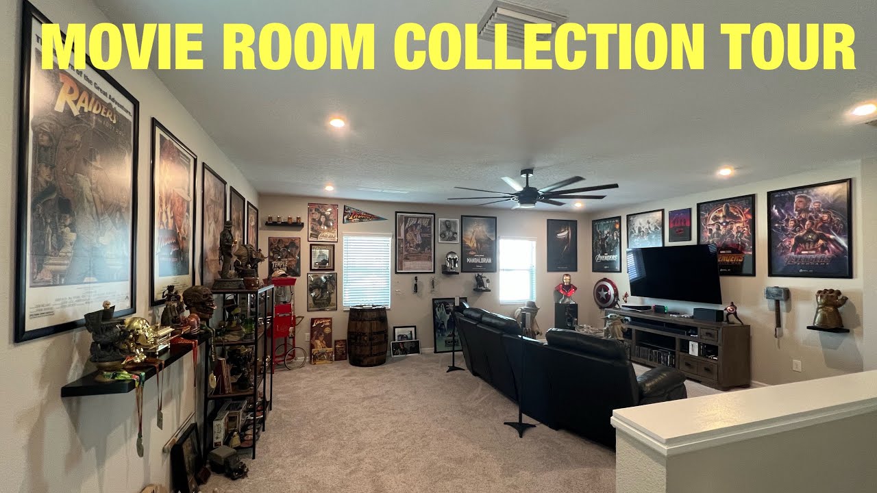 Home Videos | My Movie Room #movies #movieroom #collectibles #disney #marvel #starwars #mancave