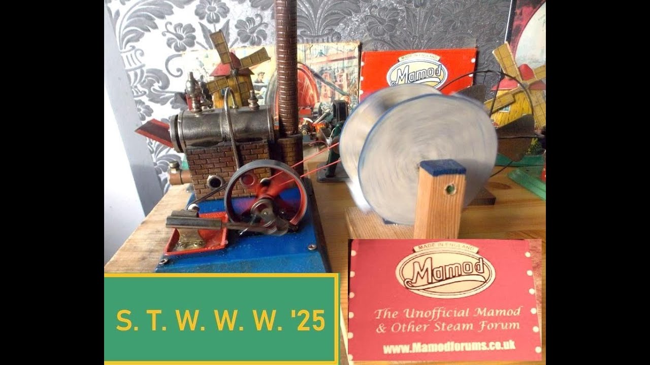 Dampfmaschine/steam engine Wilesco-D6 & Baker-Fan