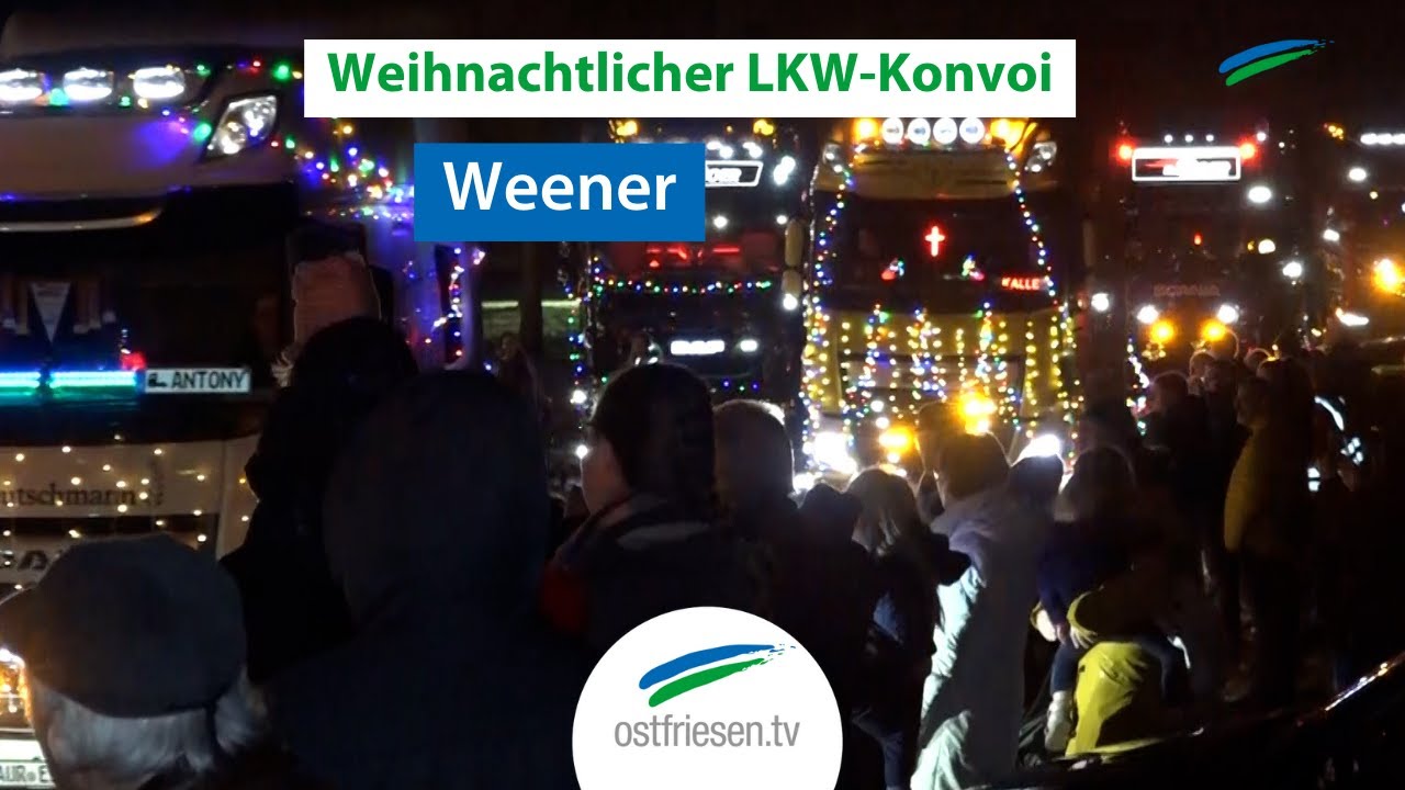 Weihnachts-Konvoi in Weener