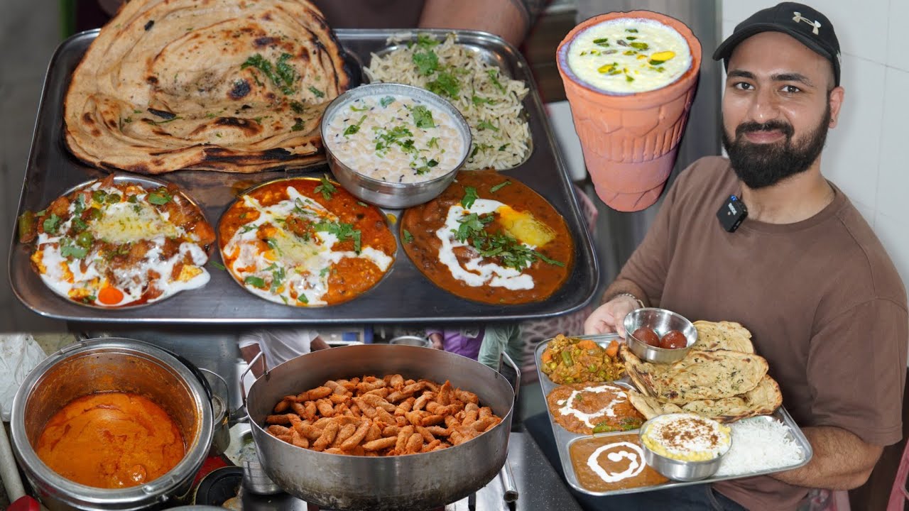 Maharaja Lachha Paratha Thali || Paneer Butter Masala, Dal Makhani, Mix Veg, Jeera Rice & More
