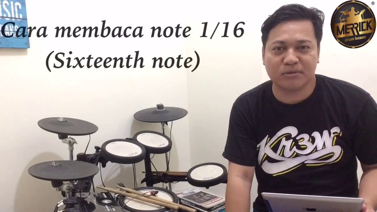 Cara membaca Not 1/16 - Merrick Drum Lesson