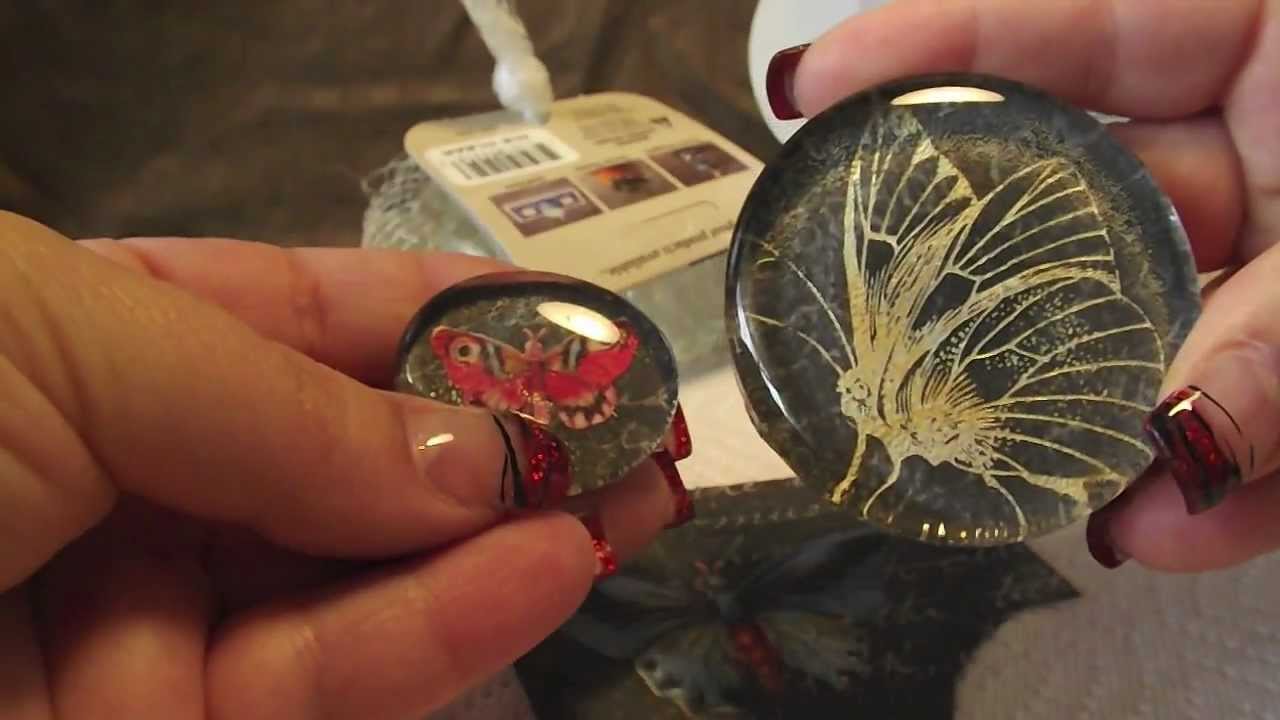 Butterfly Glass Magnet Tutorial
