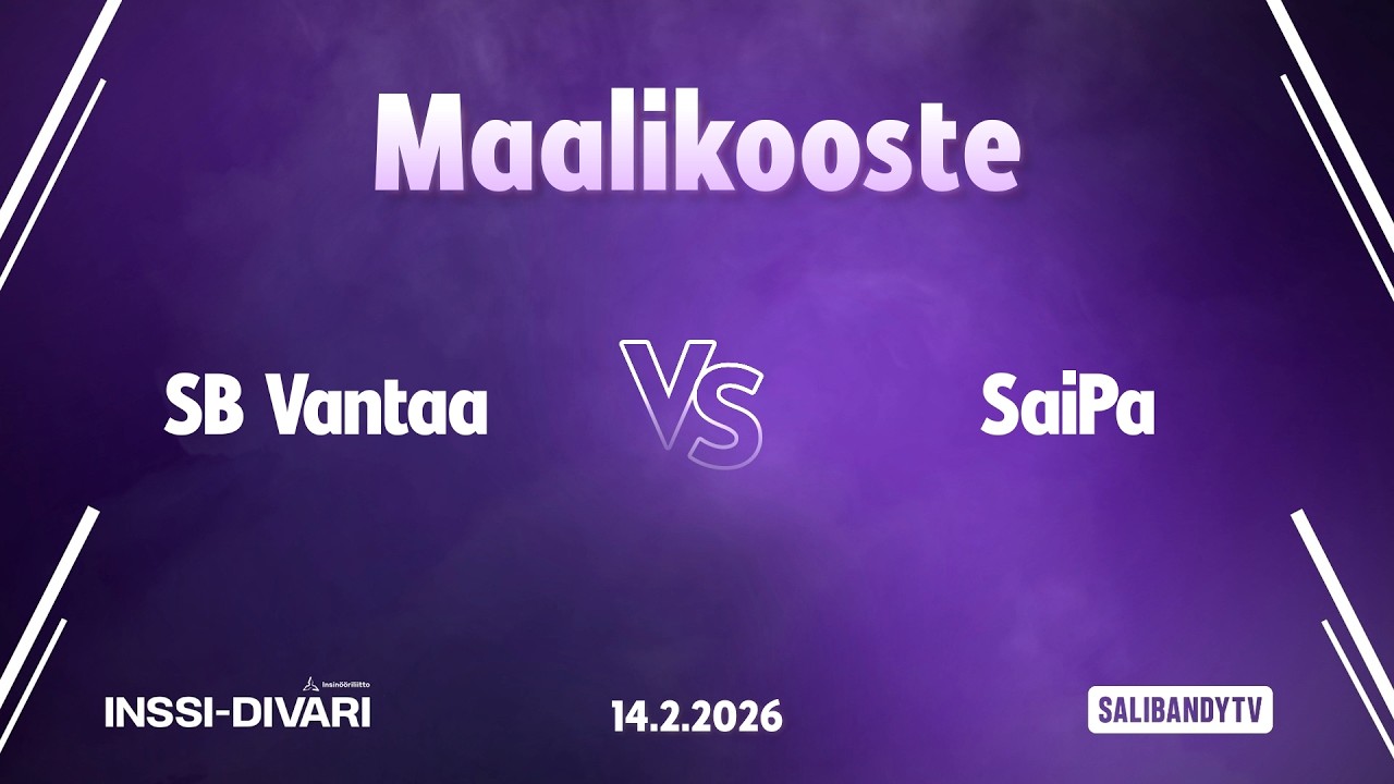 Maalikooste: SB Vantaa - SaiPa (Inssi-Divari M)