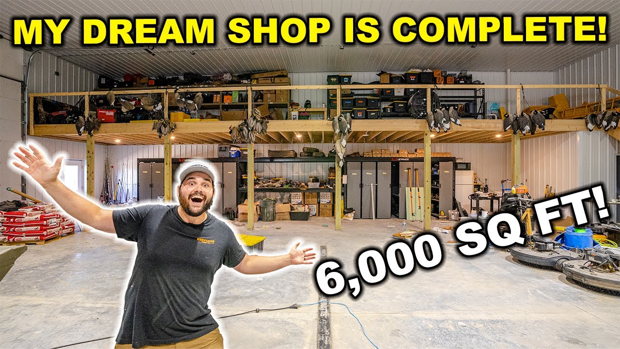Transforming My BARN into the ULTIMATE DREAM SHOP!!!