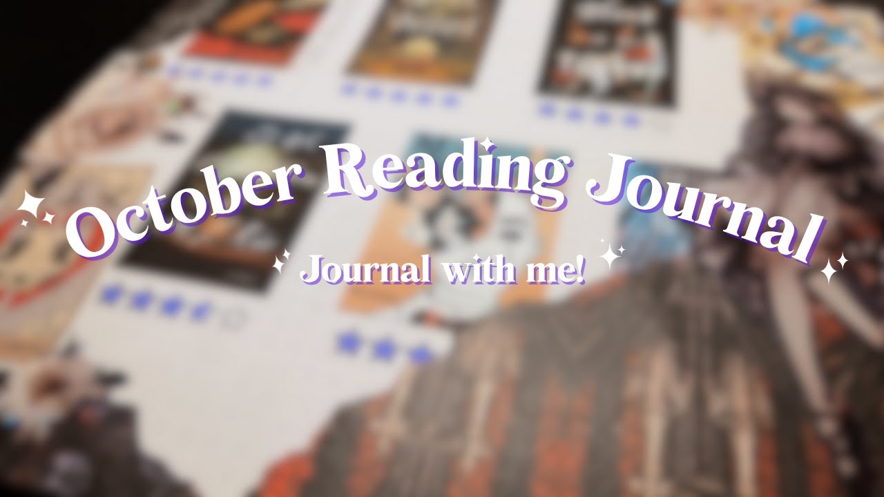 Setting up my October reading journal spread 🎃📚🦇