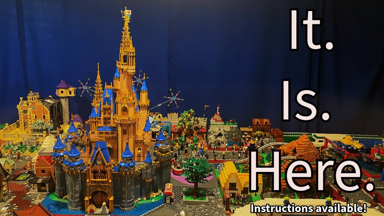 I made the BEST LEGO Disney World Castle, and you can too!