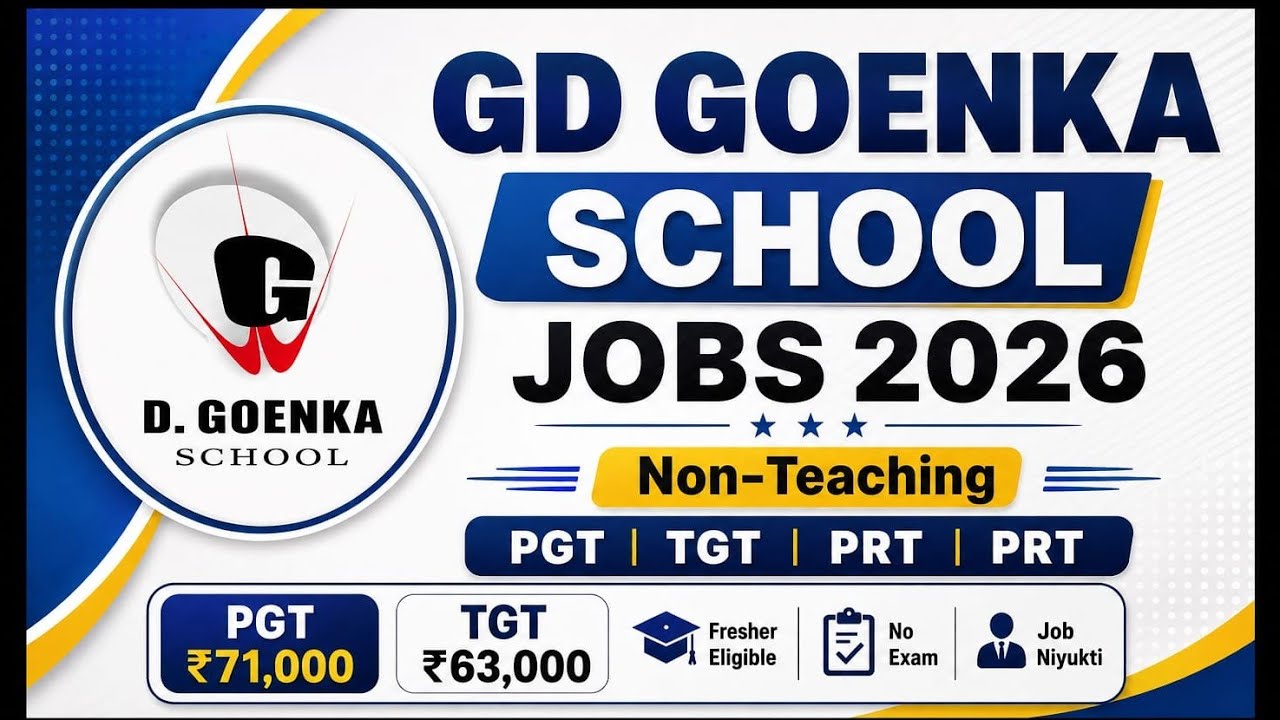 TOP SCHOOLS HIRING 2026-27 🚨 Teaching & Non-Teaching Jobs | Salary UPTO ₹65,000 | Apply Now| PGT TGT