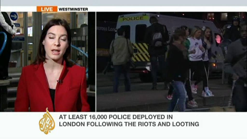 Charlie Angela reports on the UK riots