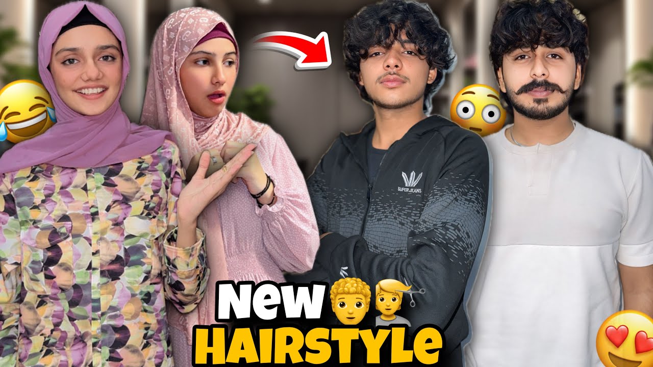 Abdul Rehman Or Ali Mamo Ne Apne Baal Curl Karwa Liye 🧑‍🦱💇 || Family Reaction On New Hairstyle 😂