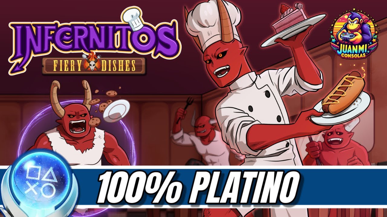 Infernitos: Fiery Dishes // Gu&iacute;a Platino // Walkthrough // 100% Achievements Trofeos Logros