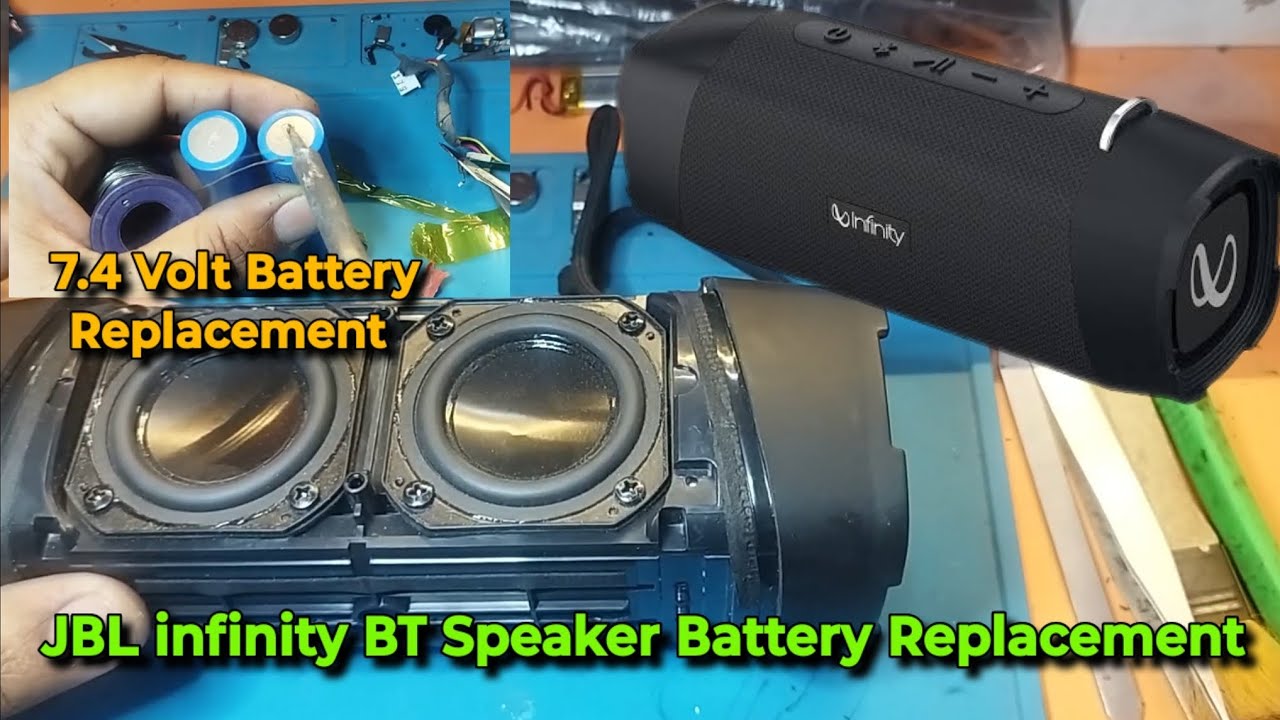 JBL infinity bluetooth speaker 7.4 volt battery replacement #repair #backup #disassembly #dismantle