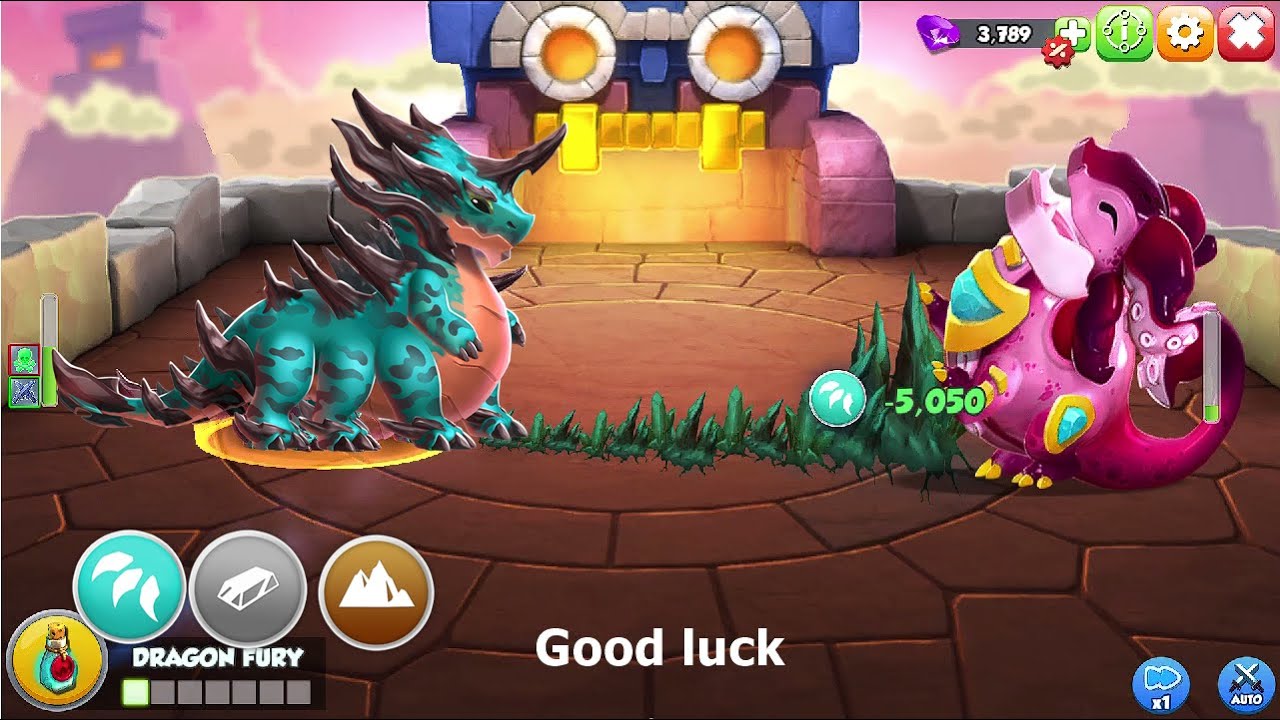 Hatched Primal Magnus Horn Dragon-Dragon Mania Legends | 8650 Score in Sunset Cake event | DML