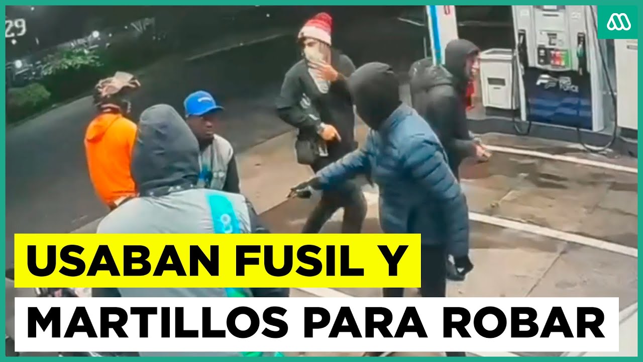 Delincuentes armados realizan robos en Conchalí y Quilicura usando un fusil y martillos