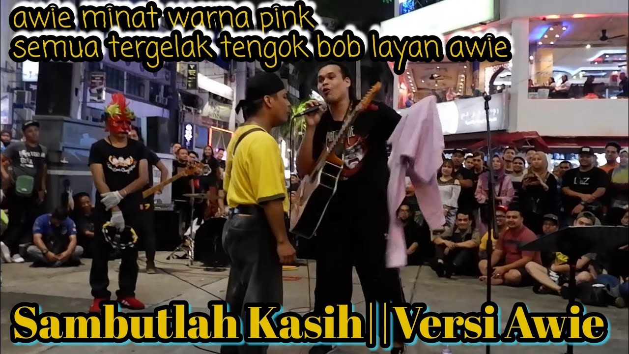 Sakit perut gelak tengok awie||Bob panggil awie bagi nyanyi satu lagu,Lawak betul awie ni