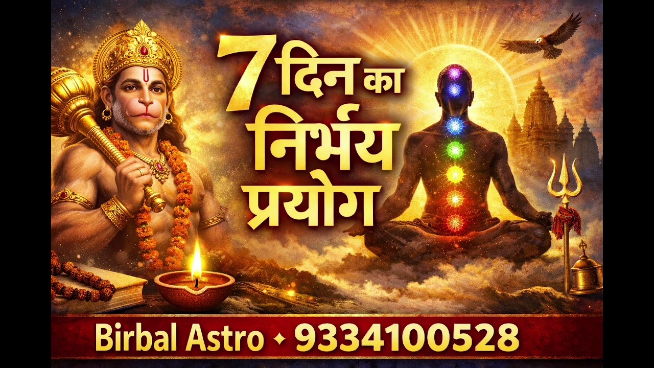 7 दिन का निर्भय प्रयोग शुरू करें। #birbalastro #fearless #डर #hanumanji 