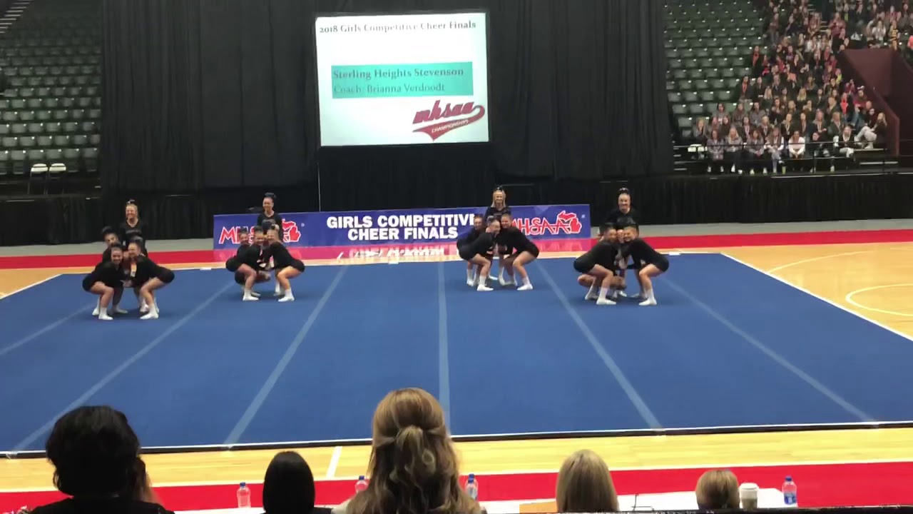 Sterling Heights Stevenson Competitive Cheer 2018 State Champions Round 3