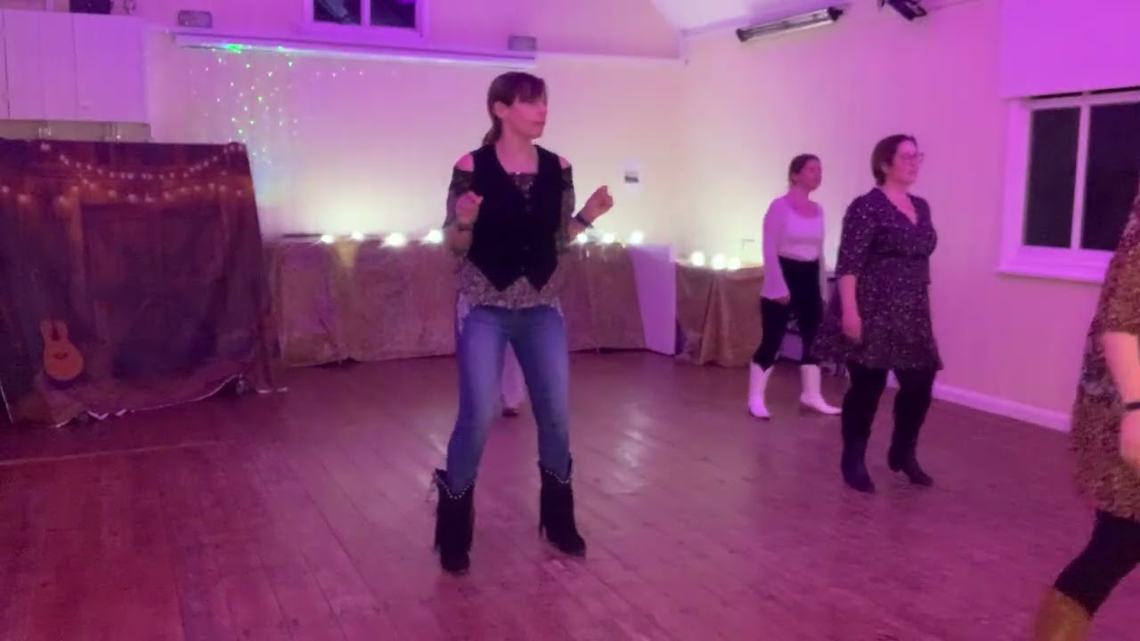 Shivers line dance demo 